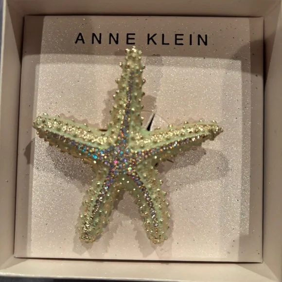 Anne Klein Starfish Pin - Picture 1 of 3